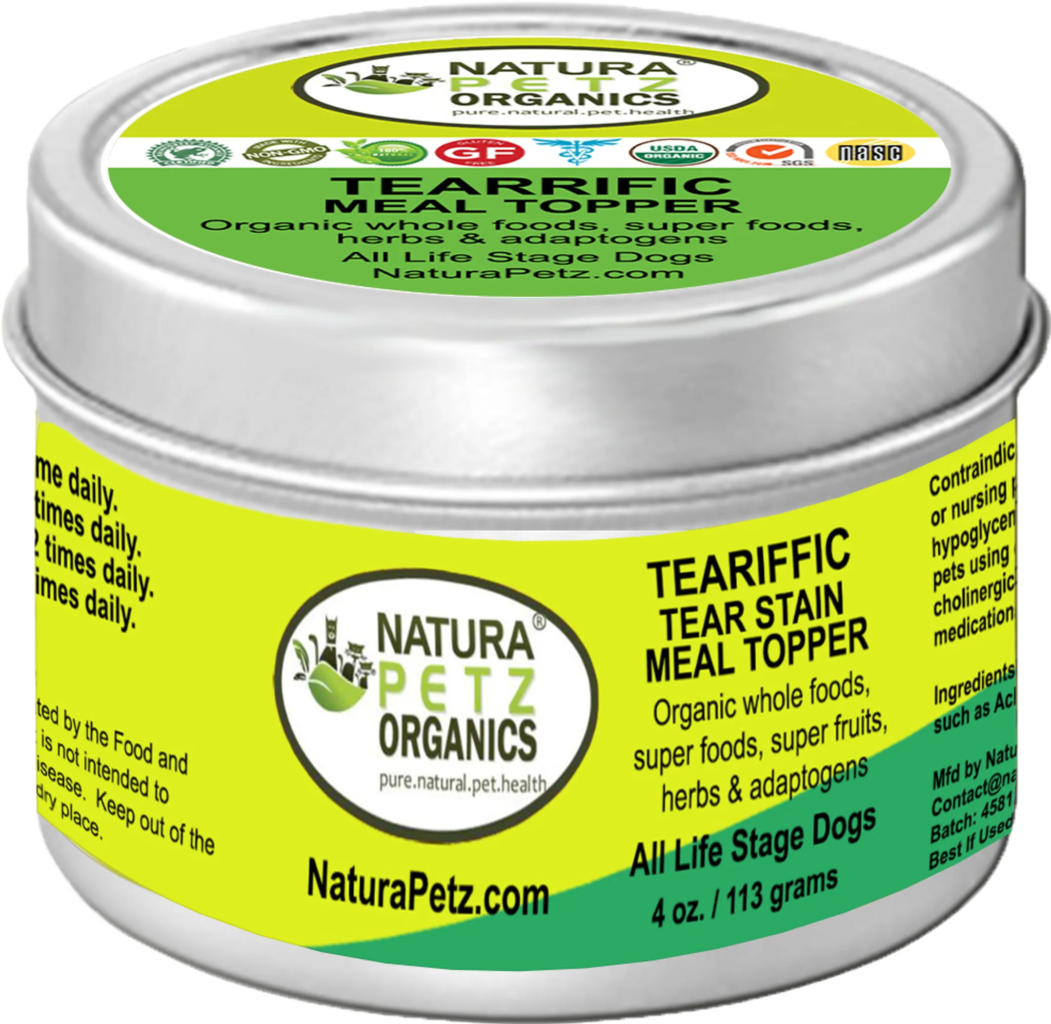 Teariffic Meal Topper - Tear Stain Support For Dogs* Tear Stain Support For Cats*