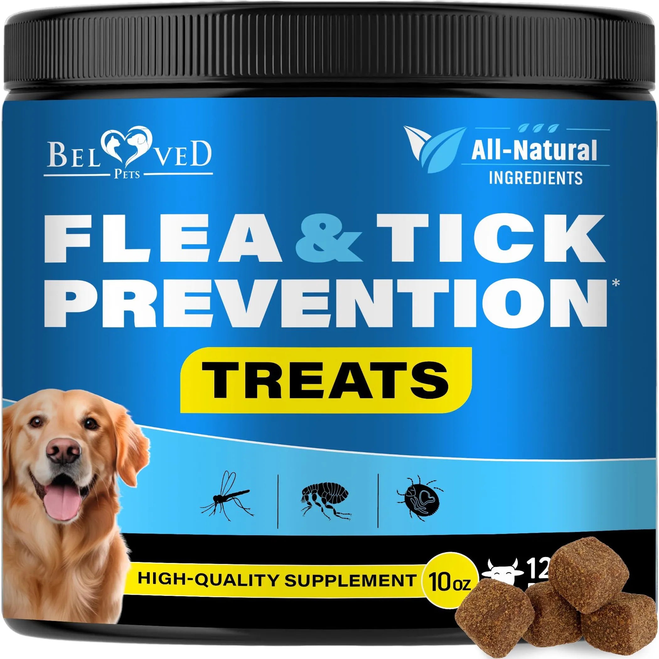 Flea and Tick Prevention Chewable Pills for Dogs and Cats