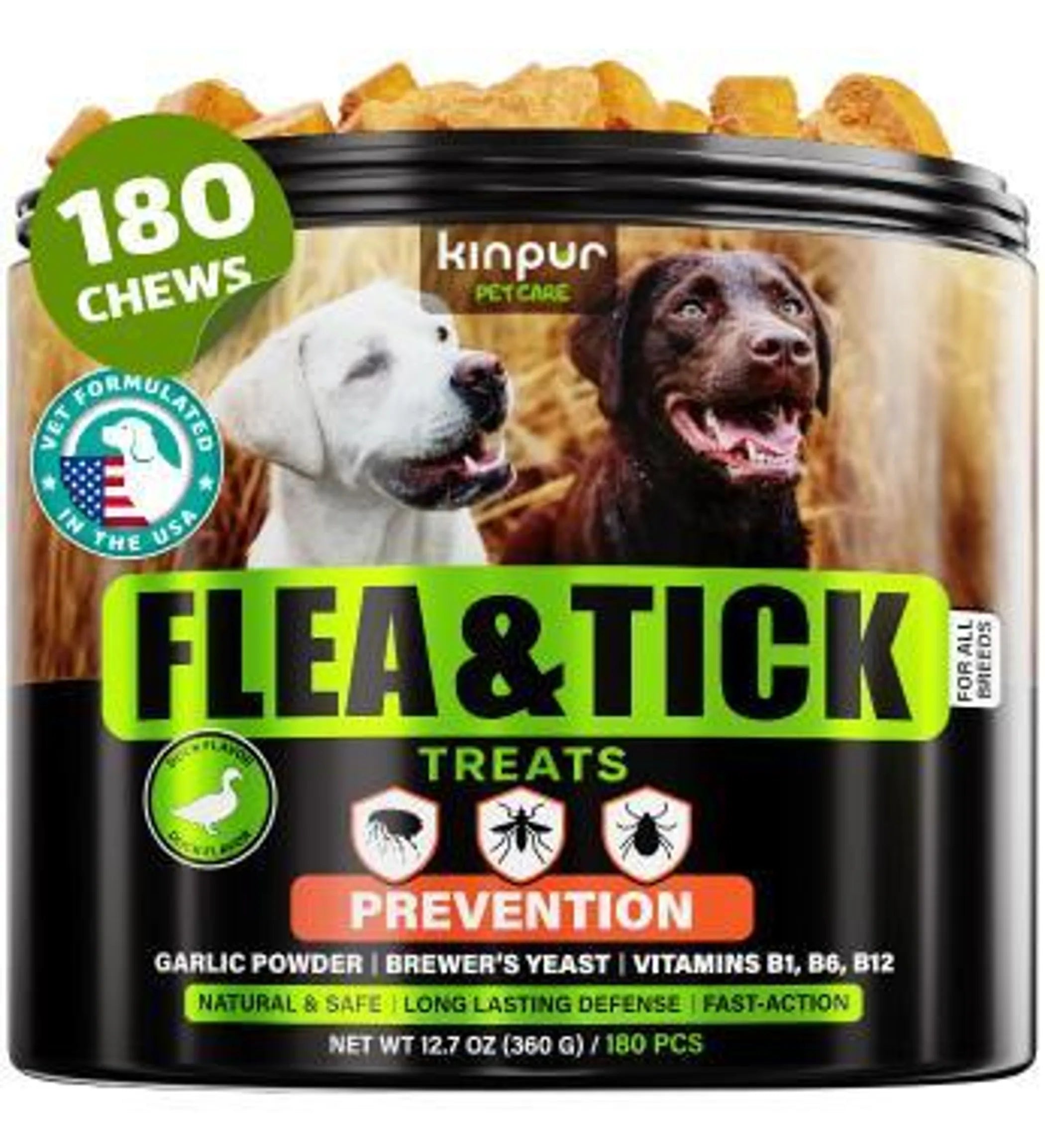 Flea and Tick Prevention Chewable for Dogs