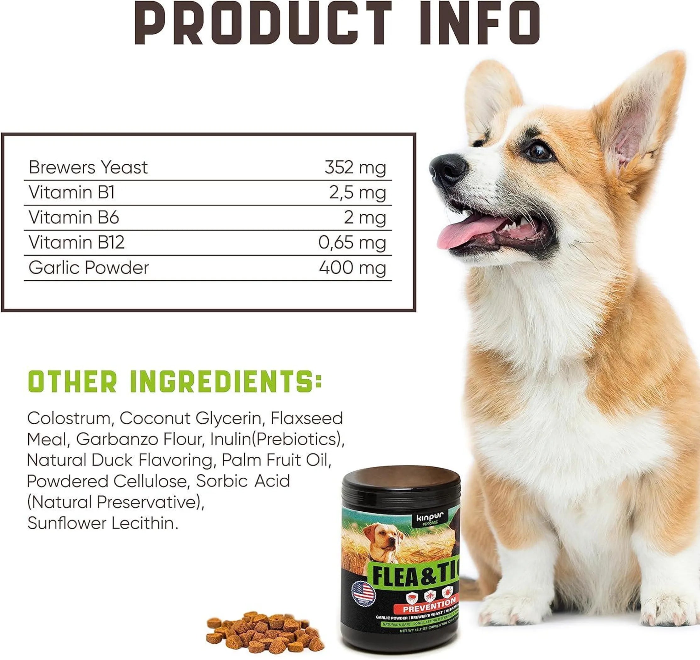 Flea and Tick Prevention Chewable for Dogs