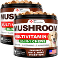 2 Pack Mushroom for Dogs 340 Chews Turkey Tail Mushroom